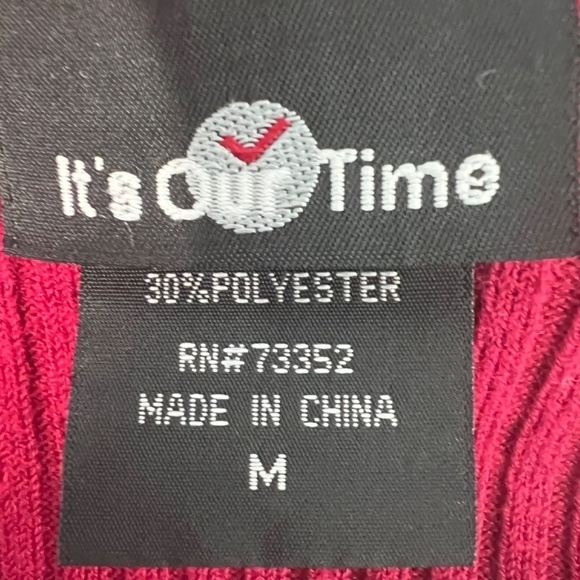 It's Our Time 90s Y2K Vintage Retro Preppy Chic Grunge Juniors Sweater Medium - Picture 2 of 12